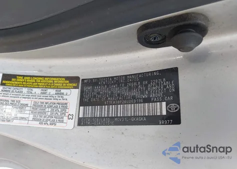 2006 Toyota Camry Solara Sle из США, поврежденный, VIN 4T1FA38P26U069196